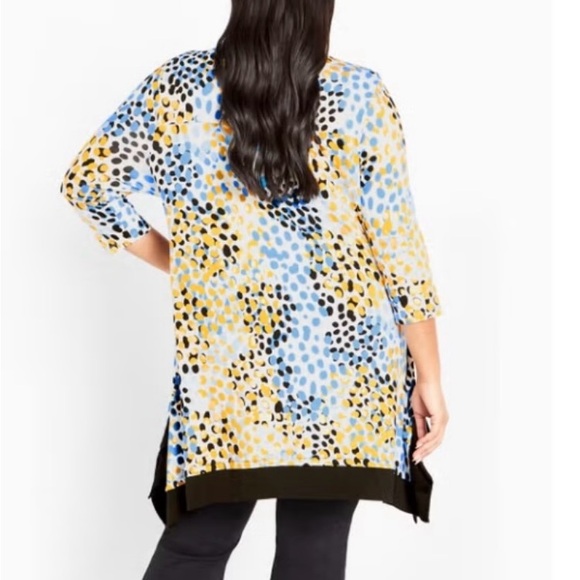 Women's Multicolor Patterned Top - Picture 3 of 6